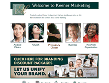 Tablet Screenshot of keenermarketing.net